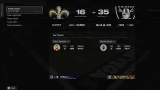 Saints 🆚 Raiders Roc