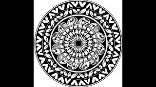 Mandala art for beginners | digitalmandala | Digital Mandala | IbisPaintX#digitalart #ibispaintx