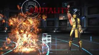 Mortal Kombat X Scorpion vs Sub Zero (Fatality, Brutality, Faction Kill)
