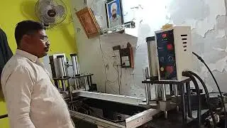 UPVC window  welding machine operating