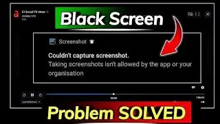 Recording black screen shot ll How to clear black screen ll #youtube 