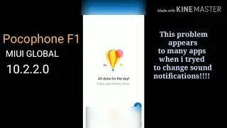 Pocophone F1 OutLook push notification sound change issue.
