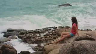 Relax Near The Ocean Stock Video