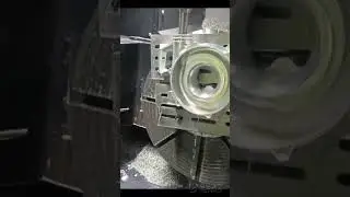 Turbocharger housing machining #cnc #machining #tuning #turbocharger