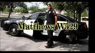 Matthews 529 Requests Backup Because A Pedestrian Is Videotaping Him #TrafficStop #RadioTraffic