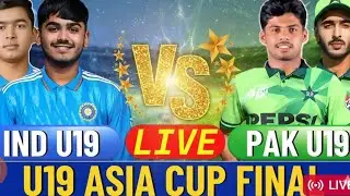 🔥 IND U19 vs PAK U19 | U19 Asia Cup Final | LIVE Match Updates 🇮🇳🇵🇰