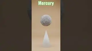 What Happens When Planets Hit a Cone 😱  Realistic Blender Physics Test #3danimation #asmr