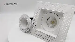 Maxxima Trimless White Slim Recessed Anti-Glare LED Downlight