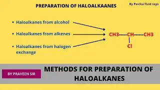 Preparation of haloalkanes