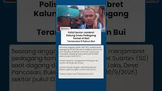 Polisi Senior Jambret Kalung Emas Pedagang Tomat di Buleleng Bali demi Bisa Bayar Utang