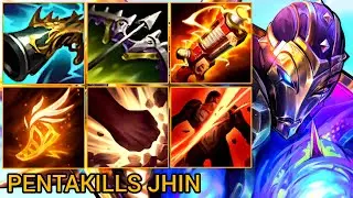 Super Range Jhin's Pentakills - China Wild Rift Highlights By Tiarty
