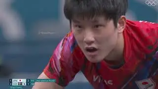 Tomokazu Harimoto vs Truls Moregard |  Paris Olympic 2024 | Men's team