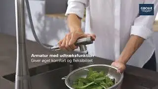 Grohe Minta SmartControl k&oslash;kkenarmatur: Se fordelene