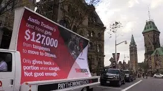 Mini-tour of Ottawa with PayTheMoneyBack.ca mobile billboard!