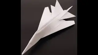 Nightfall origami fighter jet tutorial.