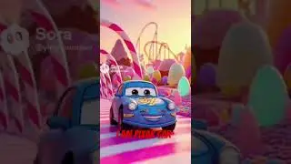 Justin a Pixar Car 🚘❤️&zwj;🔥 #aivideo  #animation #pixarcars
