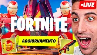 AGGIORNAMENTO di IRON MAN Oggi! NUOVE Armi MITICHE e NUOVI Poteri! Stagione Marvel Fortnite ITA Live