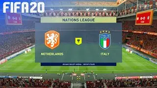 FIFA 20 - Netherlands vs. Italy | Nations League