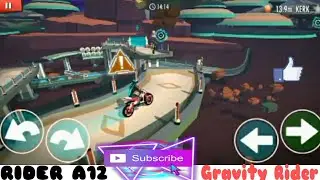 Gravity Rider | Extreme Balance Space Bike Racing | #RIDERA12 #shorts