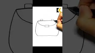 How To Draw Handbag Easily #handbag #bag #drawingtutorial #drawing