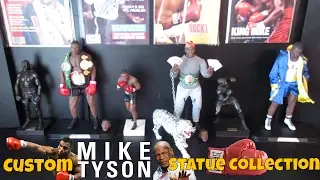 Mike Tyson Figure Statue Collection White Tiger Belts Olympics Magazines