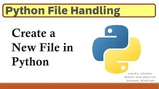 Create a New File in Python