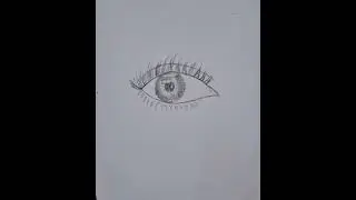 Eye pencil sketch