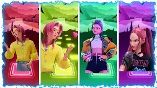 KPop Demon Hunters 🆚 Wednesday Adams 🆚 Lisa Money Dance Blackpink Songs 🆚 Harley Quinn