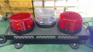 V lightbar with magnet base cigarette plug