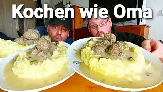 K&ouml;nigsberger Klopse in Kapernsauce und Kartoffelp&uuml;ree |wie fr&uuml;her von Oma| Mukbang| Stefan kocht