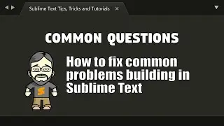 [CQ05] Common Build Problems