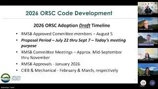 Oregon Energy Code Stakeholder Panel Meeting | August 19, 2025