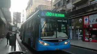 L&iacute;nea 130 Metalpar Iguazu II en la calle San Lorenzo