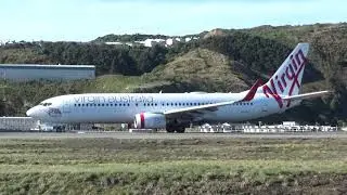 Wellington Airport - Virgin Australia Boeing 737-8FE(WL) VH-YIG Take off RWY34