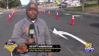 Re-striping of Oro Blanco Drive in Colorado Springs draws criticism from some neighbors