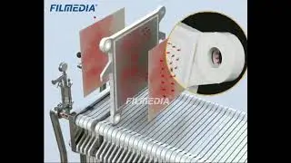 Animation demonstration of filter press operation