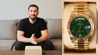 Rolex Day-Date GREEN Dial 228238 Presidential Watch Review & Unboxing