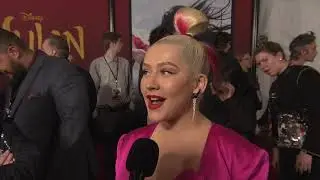 MULAN PREMIERE with Christina Aguilera
