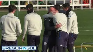 IL RITORNO DI MISTER CORINI IN ALLENAMENTO