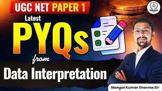 Ugc Net Paper 1 DI Pyq | Data Interpretation | Ugc Net Paper 1 Analysis 2025 | MS Study Guru