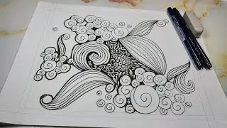 Drawing Swirling Doodles | Livestream Demo Part 1