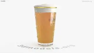 Modelo Beer Glass 3D model by 3DModels.org