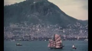 Entering the old Hong Kong harbour in 1960