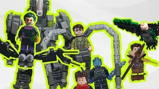 Lego Amazing spiderman Sinister six Customs #lego #spiderman #marvel #sinister6