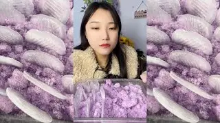 ASMR Поедание льда / ASMR Мукбанг Звуки поедания льда из замерзшей воды
