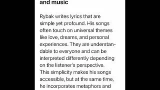 Alexander Rybak: What AI Thinks of Him.@AlexanderRybakVideo ​⁠ Александр Рыбак:что о нем думает ИИ