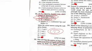 Possession  #jurisprudence  important MCQ