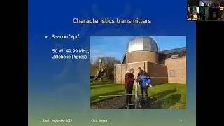Simultaneous forward scatter observations of two beacons during March 2025 ( IMC 2025 )