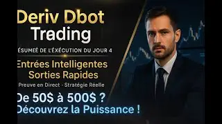 Jour 5 : Alpha Deriv Bot en Action | R&eacute;sultats R&eacute;els et Pr&eacute;cision Impressionnante !Deriv bot trading