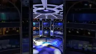 Moving Stage inside the ship getting ready for show 🚢 Costa smerelda